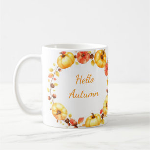Taza De Café Hola Coffee Mug de otoño