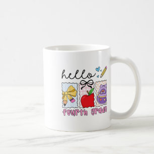 Taza De Café Hola Cuarto Grado Coquette 4to Grado De Vuelta Al