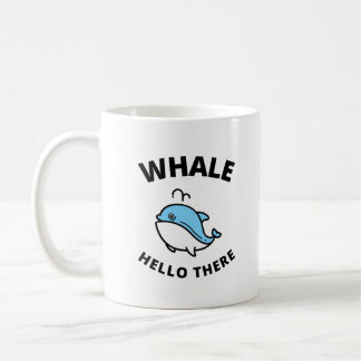 Taza De Café Hola de ballena ahí