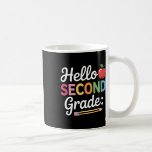 Taza De Café Hola Equipo de Segundo Grado 2do Grado De Vuelta A