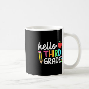Taza De Café Hola equipo de tercer grado vuelve a la escuela
