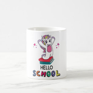 Taza De Café Hola Escuela