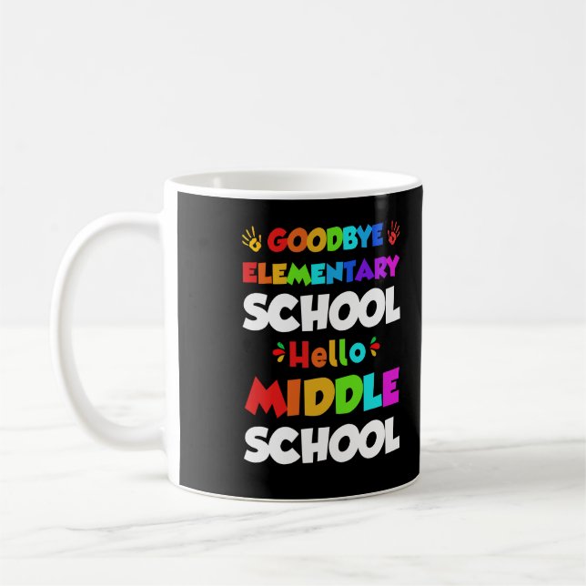 Taza De Café Hola Escuela Secundaria de Educación Primaria (Izquierda)