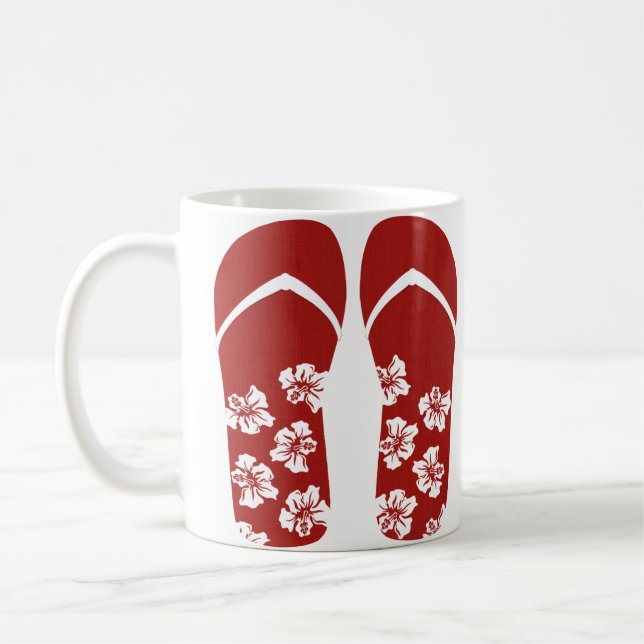Taza De Café Hola flips-flopes (Izquierda)