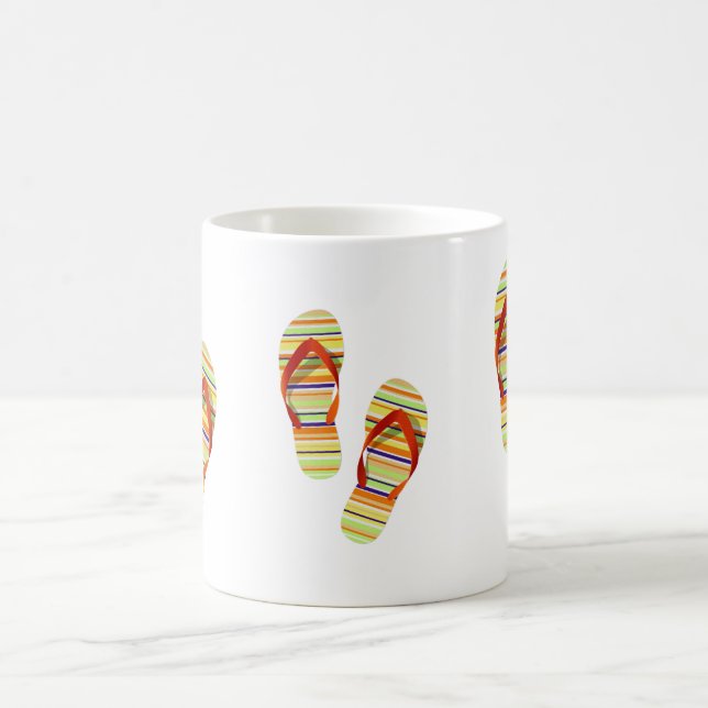 Taza De Café Hola flips-flopes (Centro)