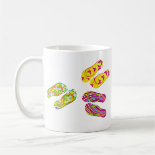 Taza De Café Hola flips-flopes