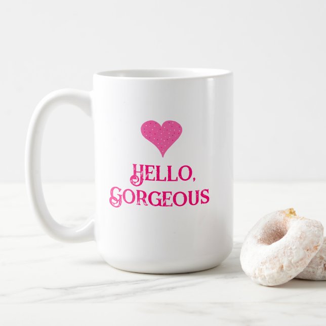Taza De Café Hola, Gorgeous (Con donut)