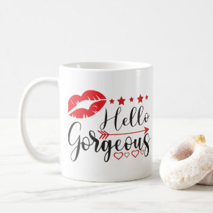 Taza De Café Hola Hermosa Esteticista Artista de Maquillaje