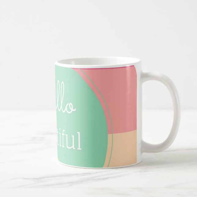 Taza De Café Hola hermoso (Derecha)