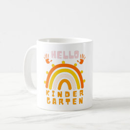 TAZA DE CAFÉ HOLA JARDÍN DE INFANTES - ARCOIRIS GENIAL