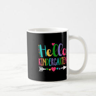 Taza De Café Hola Kindergarten Corazón Maestro Estudiante Byck
