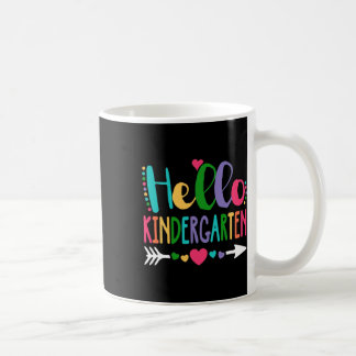 Taza De Café Hola Kindergarten Corazón Maestro Estudiante Byck 