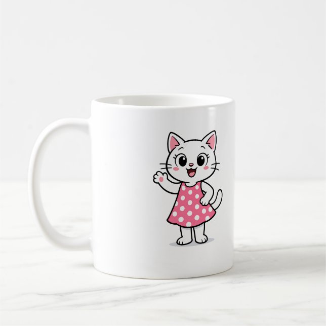 Taza De Café Hola Kitty (Izquierda)