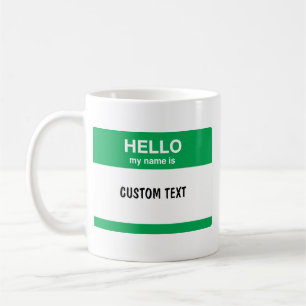 Taza De Café Hola, mi nombre es