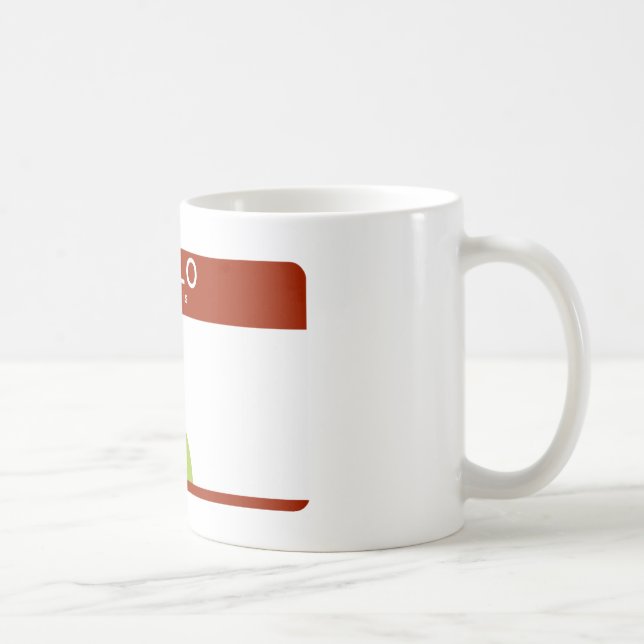 Taza De Café hola mi nombre es androide (Derecha)