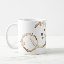 Taza De Café Hola mi nombre es DAD Nametag Café Rings Diversión