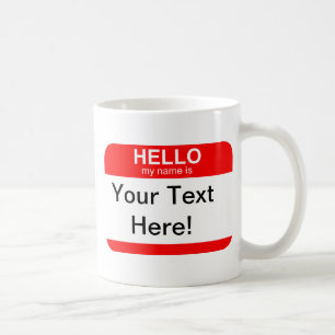 Taza De Café Hola mi nombre es flexible