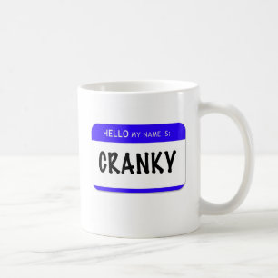 Taza De Café Hola mi nombre es: Irritable