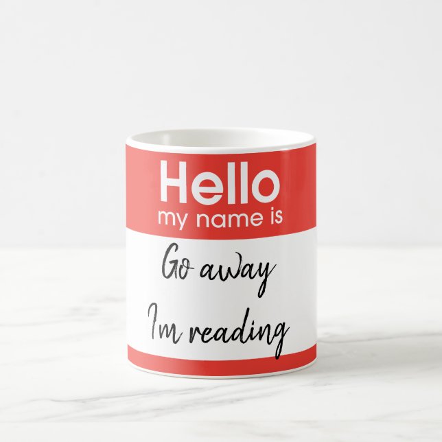 Taza De Café Hola mi nombre es: Personalizado (Centro)