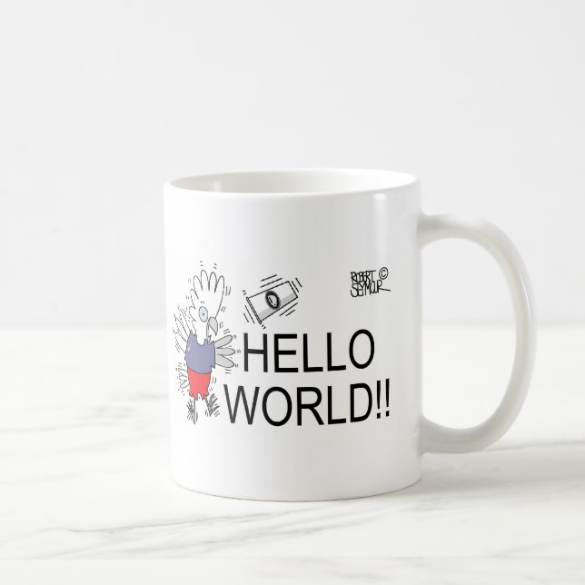 Taza De Café ¡Hola mundo! (Derecha)