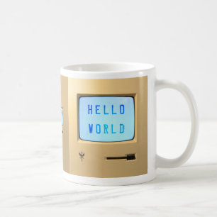 Taza De Café Hola mundo de computadora personal
