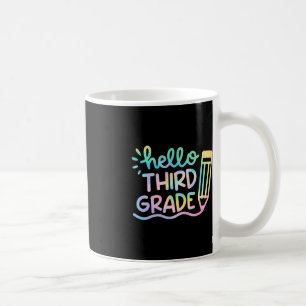 Taza De Café Hola niños de tercer grado de profesores de tintes
