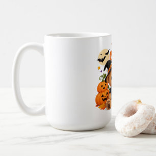 Taza De Café Hola Octubre Osito de Halloween Lindo Camiseta par