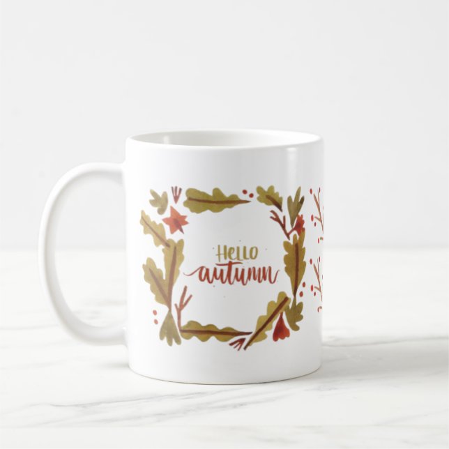 Taza De Café hola otoño (Izquierda)