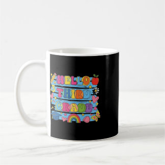 Taza De Café Hola Pulseras de Amistad de Tercer Grado Vuelta al