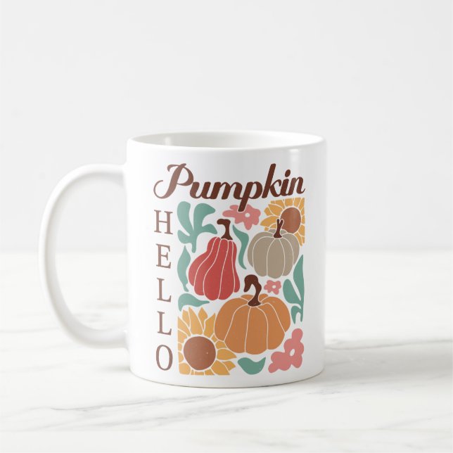 Taza De Café Hola Pumpkin Long Sleeve (Izquierda)
