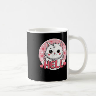 Taza De Café Hola Segundo Grado 2do Cute Gato Para Chicas De Vu