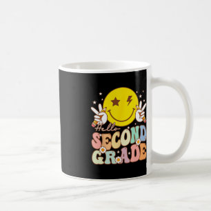 Taza De Café Hola segundo grado sonrisa divertida cara 2º grado
