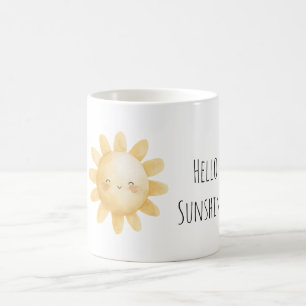 Taza De Café Hola Sol Feliz Sol