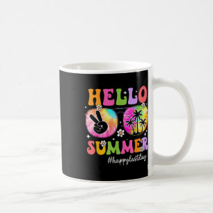 Taza De Café Hola Summer Funny Feliz Último Día De Enseñanza Es