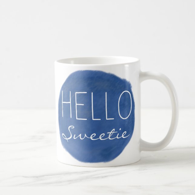 Taza De Café Hola Sweetie (Derecha)