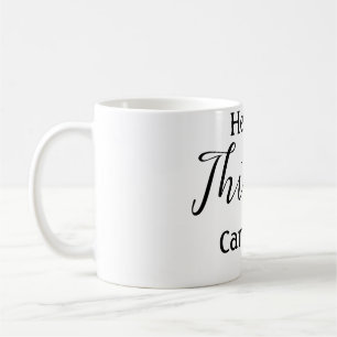 Taza De Café Hola treinta cumpleaños nombre simple minimalista