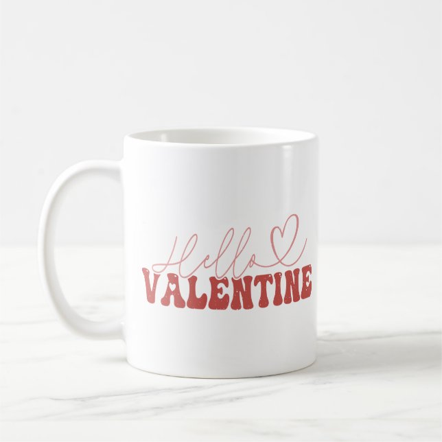 Taza De Café Hola Valentine (Izquierda)