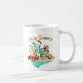 Taza De Café Hola Verano