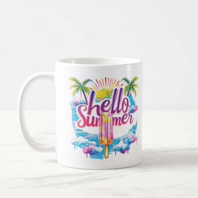 Taza De Café Hola verano (Izquierda)