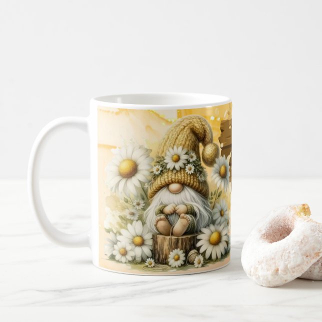 Taza De Café Hola verano café Mug (Con donut)