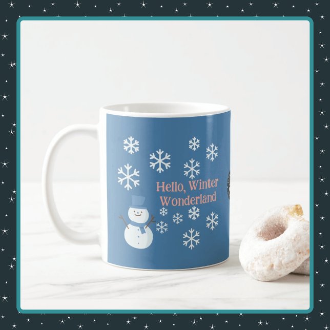 Taza De Café Hola, Winter Wonderland (Hello, Winter Wonderland Coffee Mug - 11 oz)