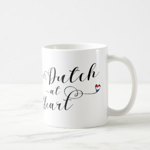 Taza De Café Holandés en Heart Mug, Países Bajos