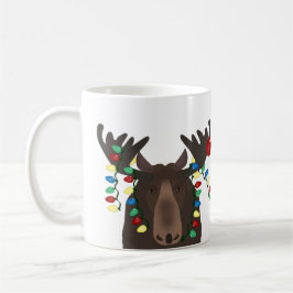 Taza De Café Holiday Moose Mug