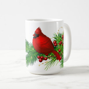 Taza De Café Holiday Mug-Cardinal