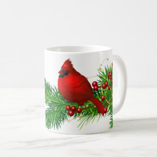 Taza De Café Holiday Mug-Cardinal Coffee Mug