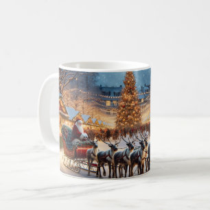 Taza De Café Holiday Santa Coffee Mug