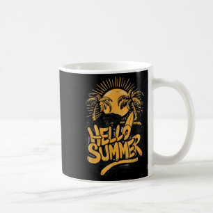 Taza De Café Holiday Vibe Hello Summer Sunshine Beach Bea