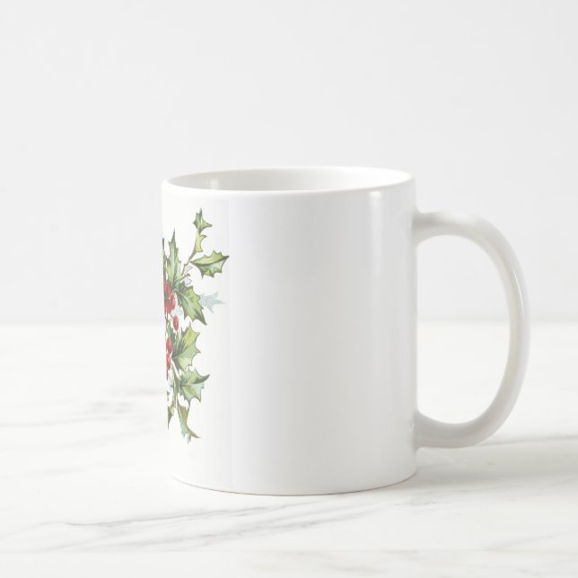 Taza De Café Holly Berries 001 (Derecha)