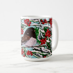 Taza De Café Holly Berry Junco Cup