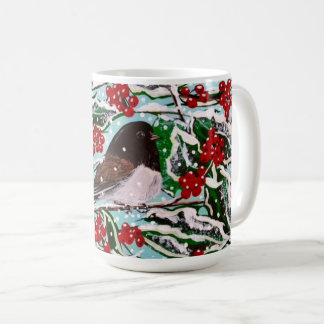 Taza De Café Holly Berry Junco Cup